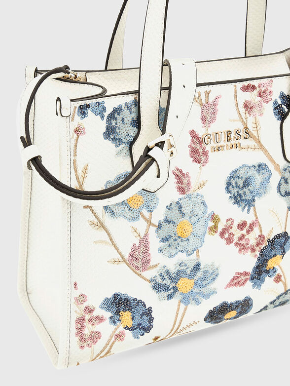 ZARIA big bag with long handle and floral print - 3