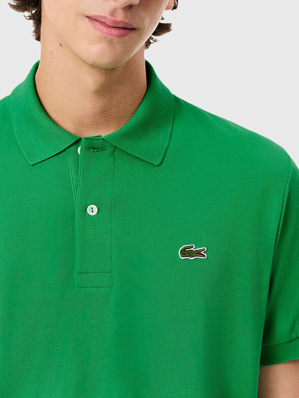 Green polo shirt - 4