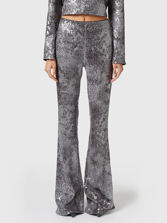 Trousers with sequins - 0