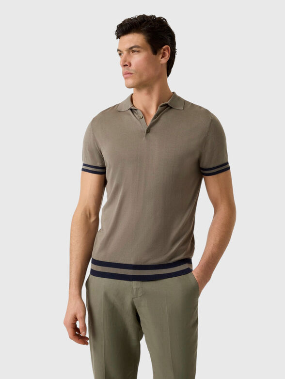 Short-sleeved polo shirt  - 1