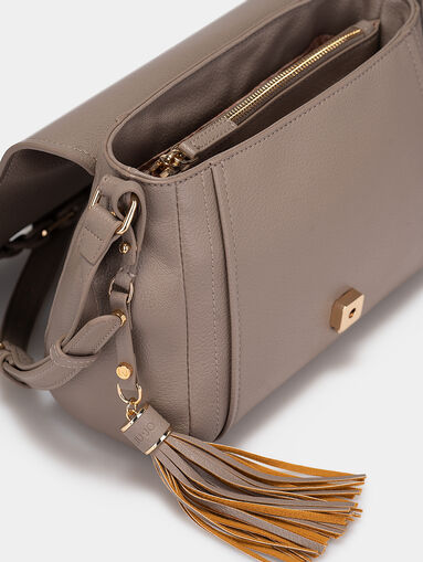 Crossbody bag with accent tassel - 5
