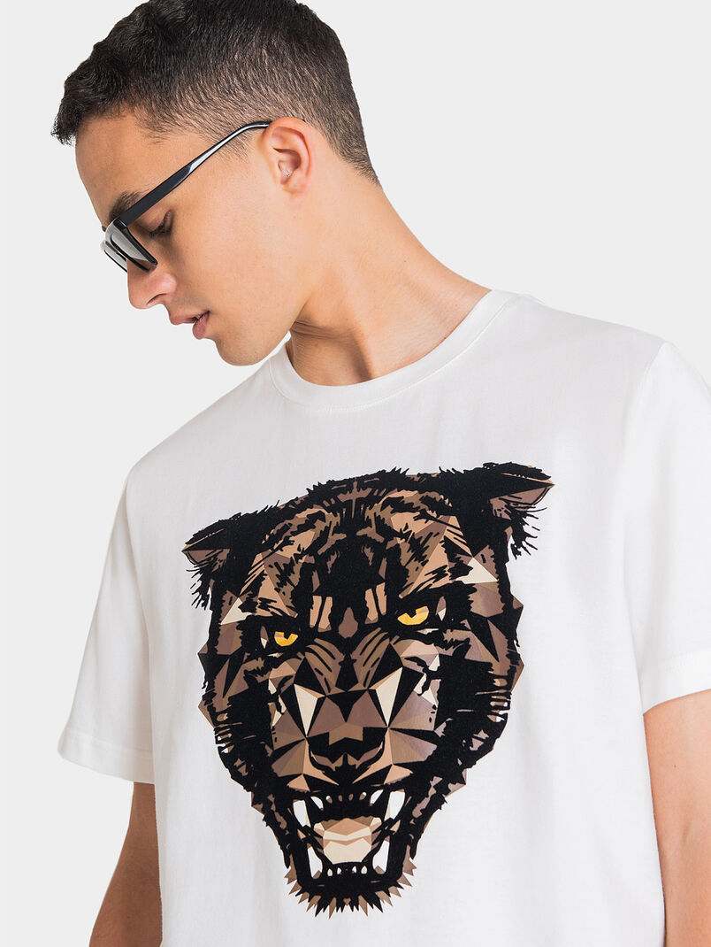 T-shirt with contrasting print - 3