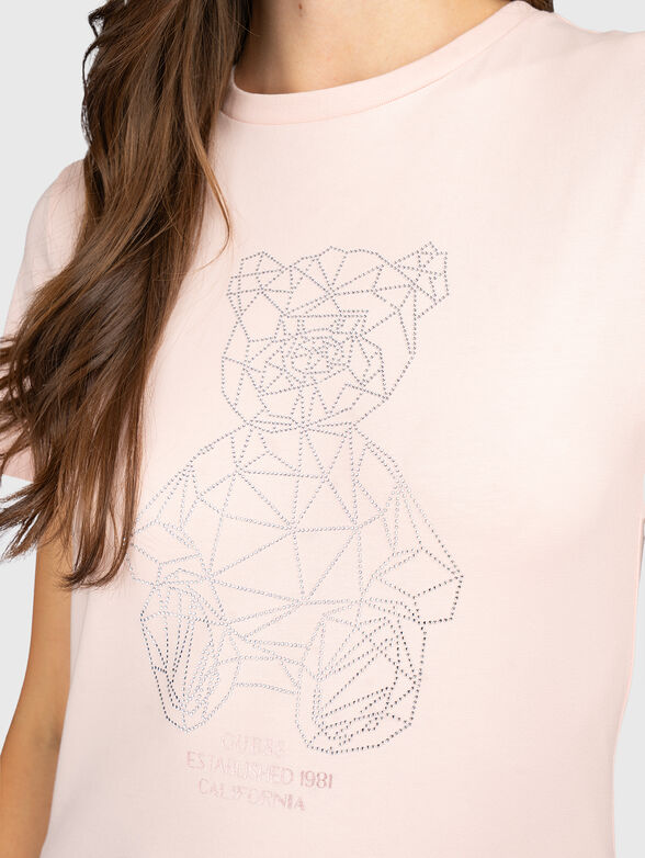 Cotton-blend T-shirt  - 4