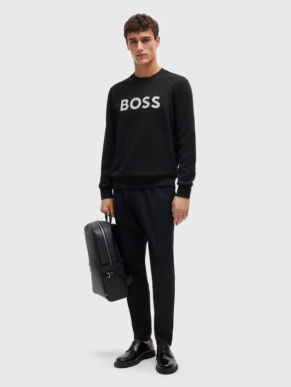 Roun neck cotton sweatshirt - 2