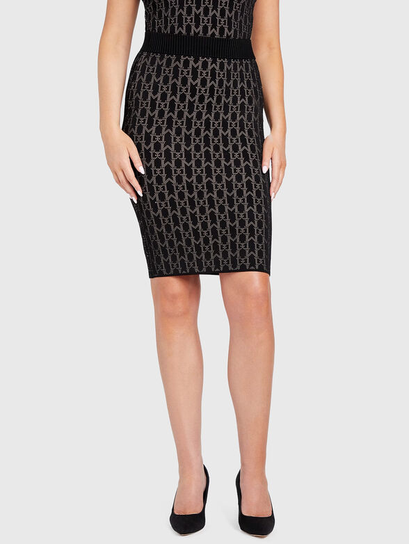 BILLIE skirt with openwork knit - 1