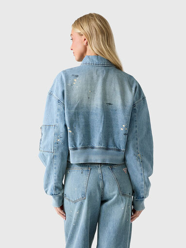 LS ANNA denim bomber jacket - 3
