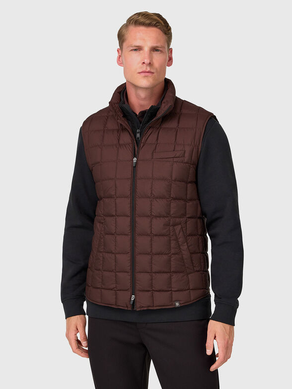 Quilted down vest - 1