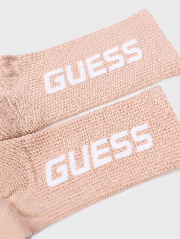 ERIN socks with contrast logo - 2