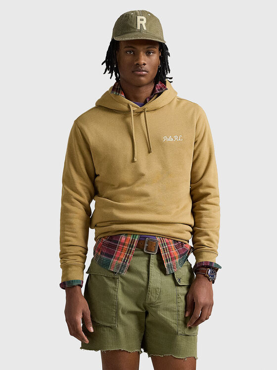 Суитшърт с качулка и Polo Bear принт - 1