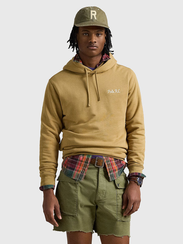 Hooded sweatshirt with Polo Bear print - 1