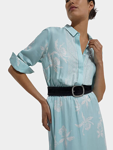 Long dress with floral motifs - 4