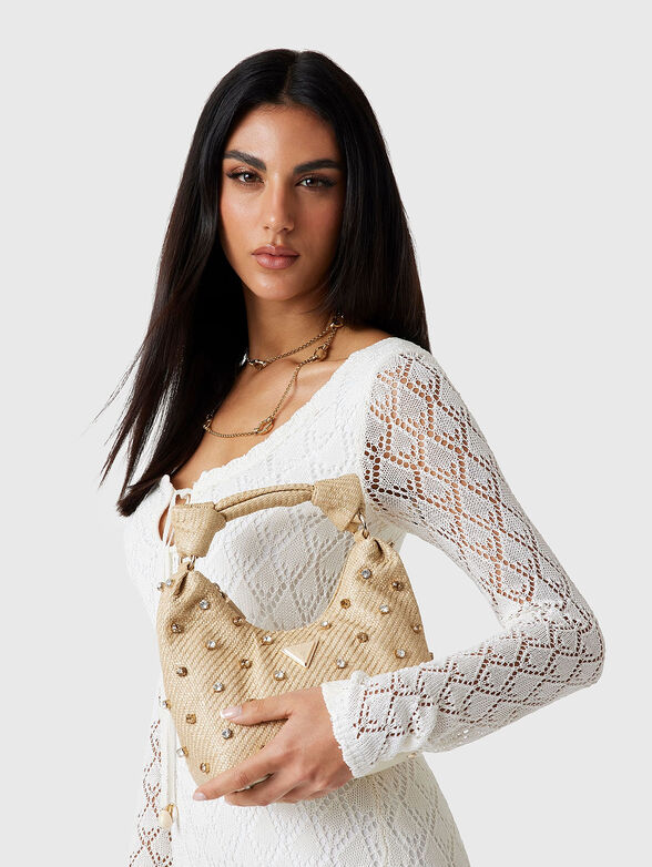 ISOTTA  small bag with appliquéd crystals - 2