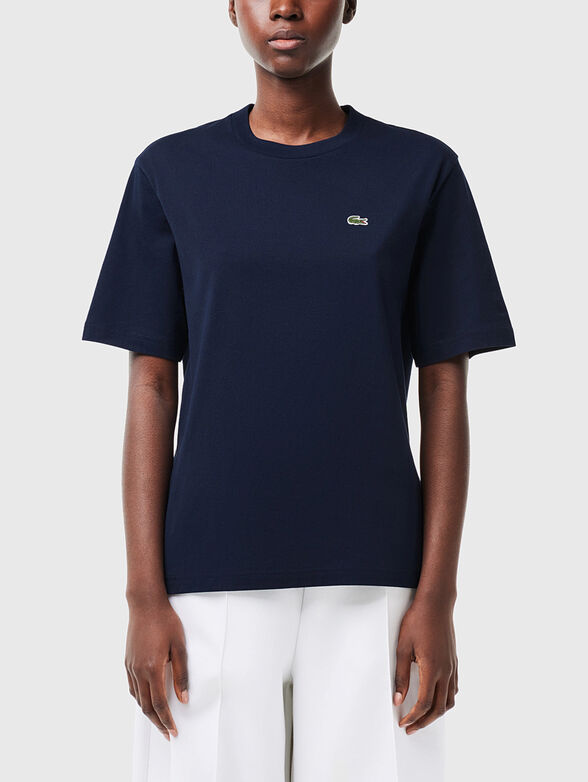 Logo detail  black T-shirt  - 1