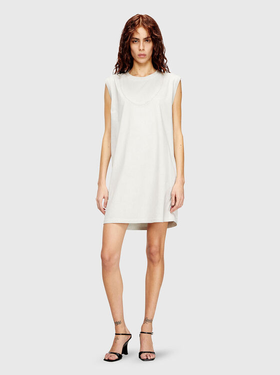 Мини рокля D-EMB от памук - 1