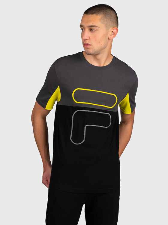 Памучна тениска PATON с лого - 1