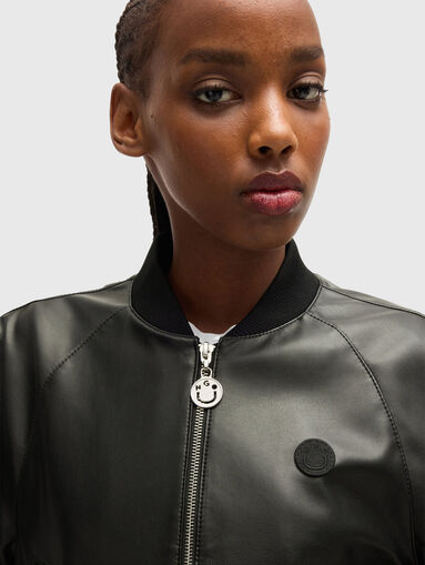 ALBA faux leather bomber jacket - 5