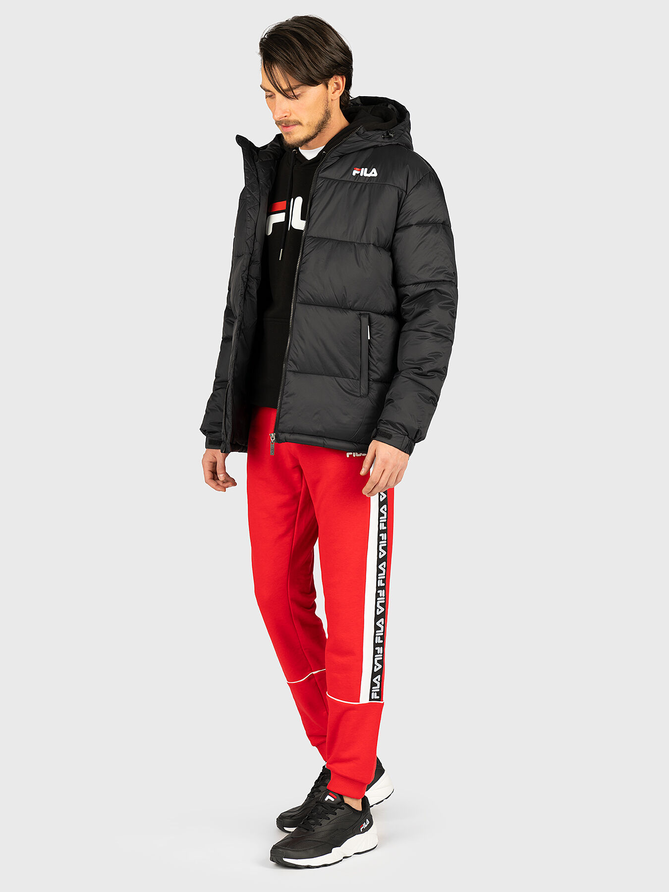 SCOOTER Jacket in black brand FILA — Globalbrandsstore.com/en