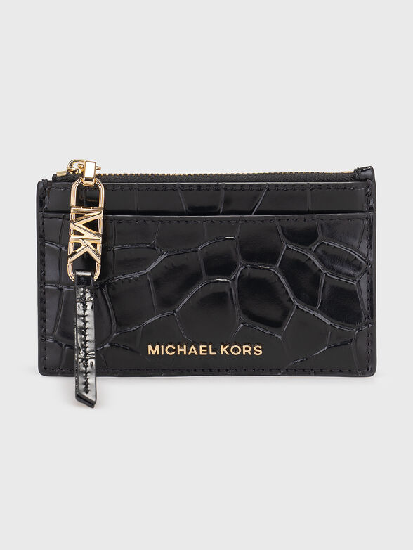 Cardholder with croc-effect - 1