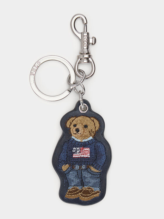 Кожен ключодържател с Polo Bear бродерия - 1