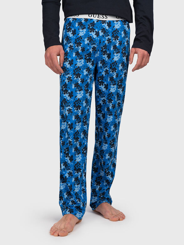 Two-piece pyjamas with monogram logo print - 4