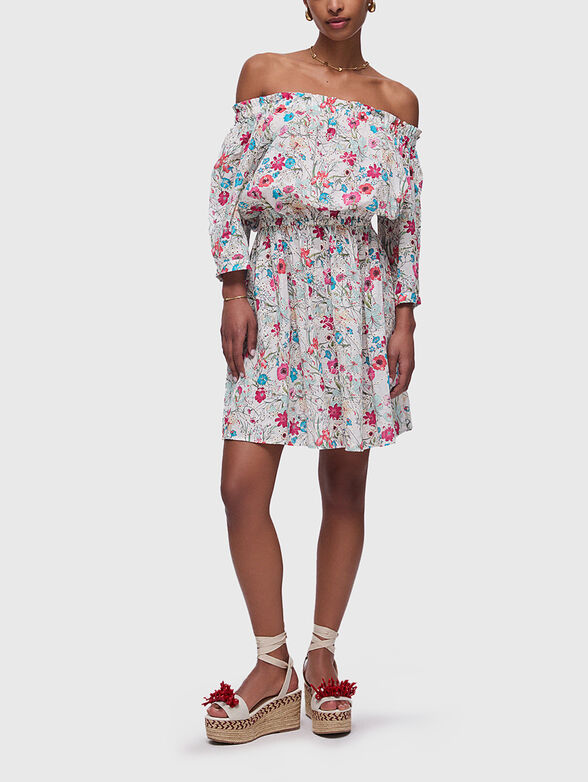 Dress with boat neck - 1