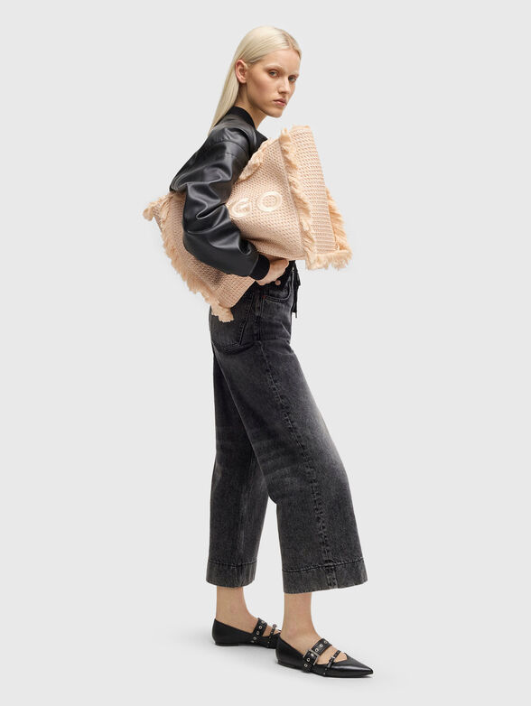 BECKY logo embroidery tote bag - 2