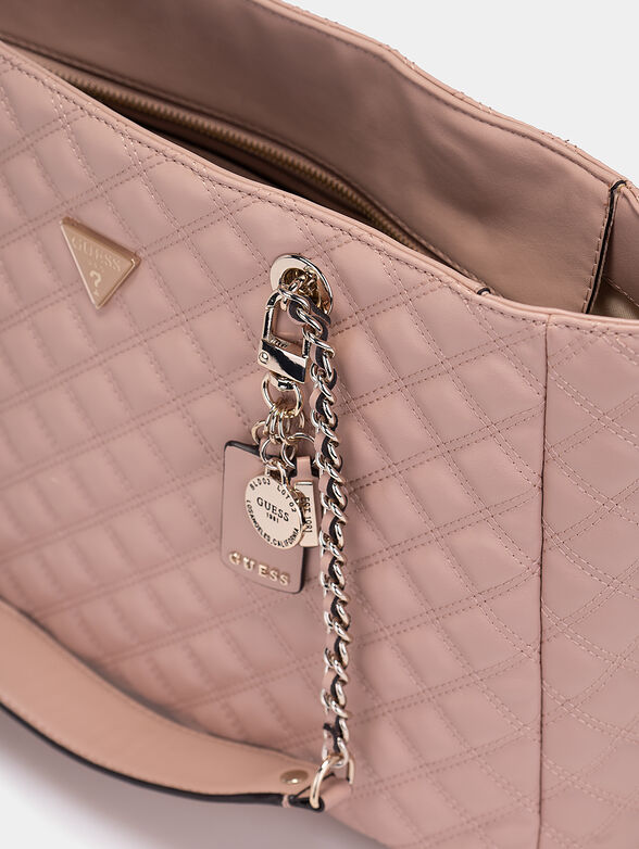 ASTRID pink bag with quilted effect - 4