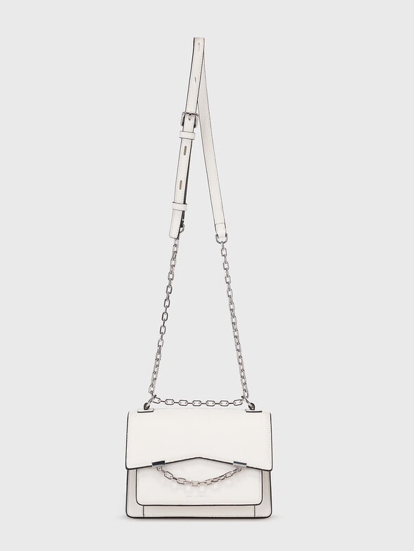 K/SEVEN GRAINY beige leather crossbody bag - 2