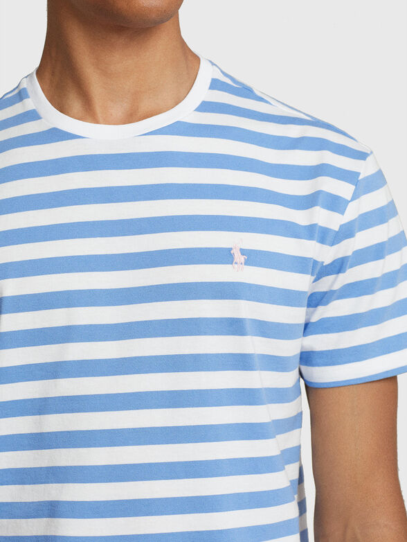 T-shirt with striped print - 4