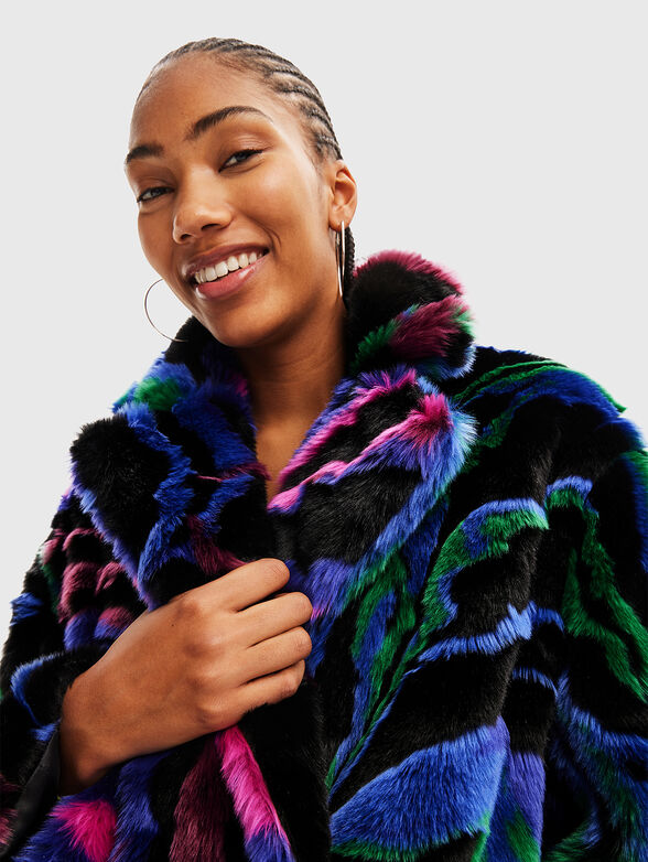 Faux-fur coat - 3