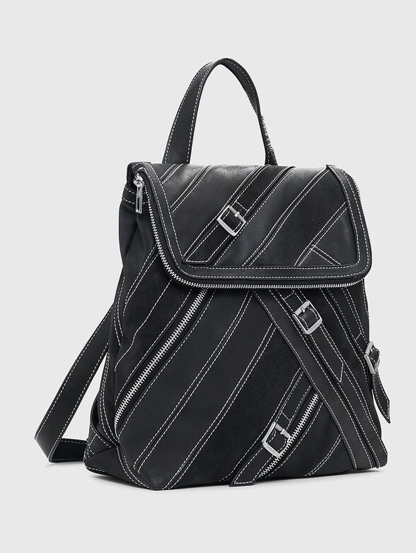 Backpack with accent stitching - 4