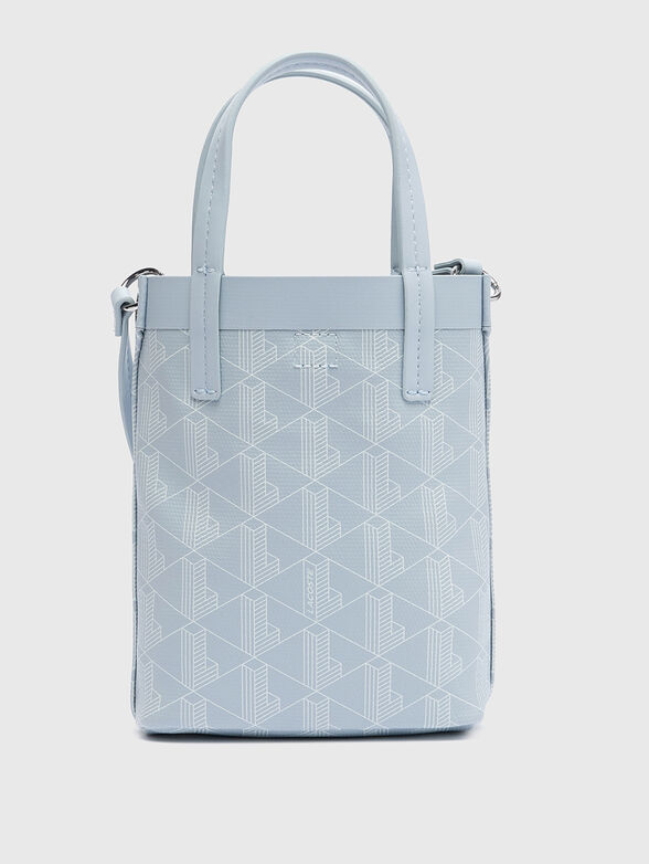 Light blue small bag with monogram logo - 2