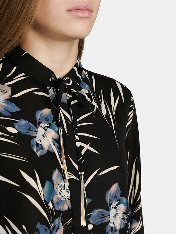 LUNAR Blouse with floral print - 2