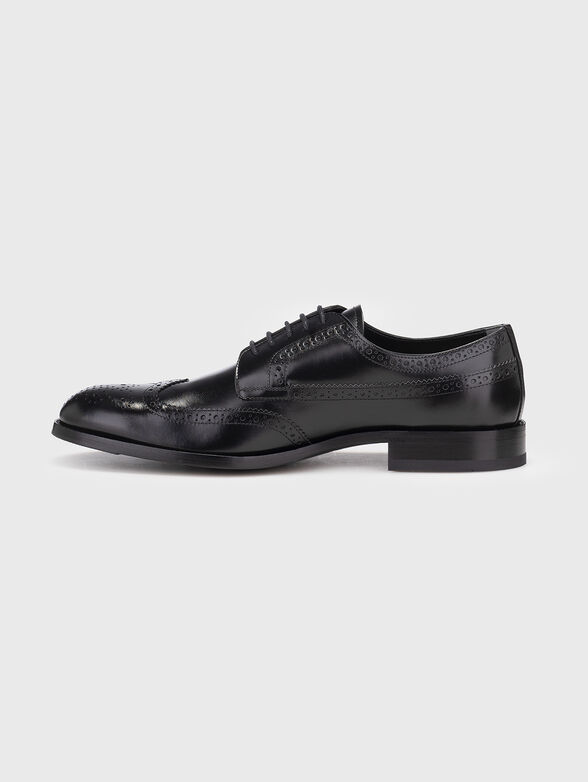 Leather Derby shoes with laces - 4