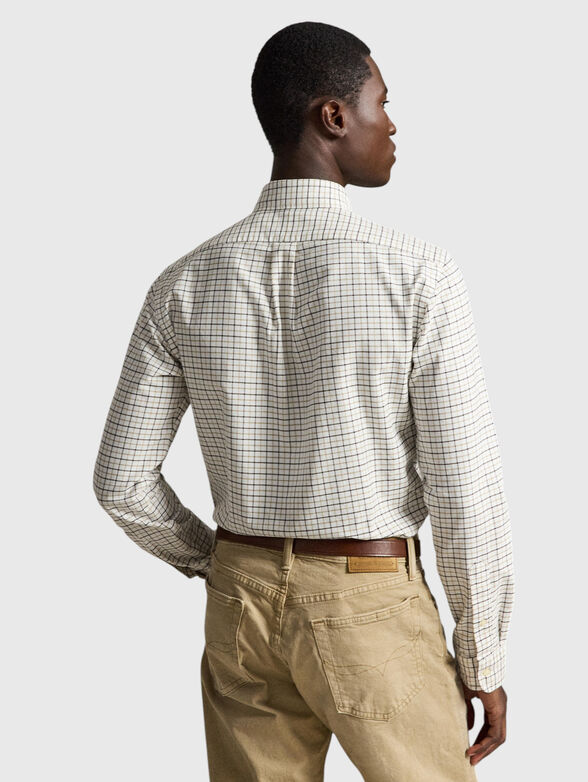 Long-sleeved checkered shirt - 3