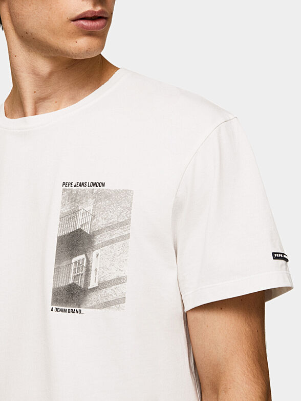 SHYE black T-shirt with prints - 3