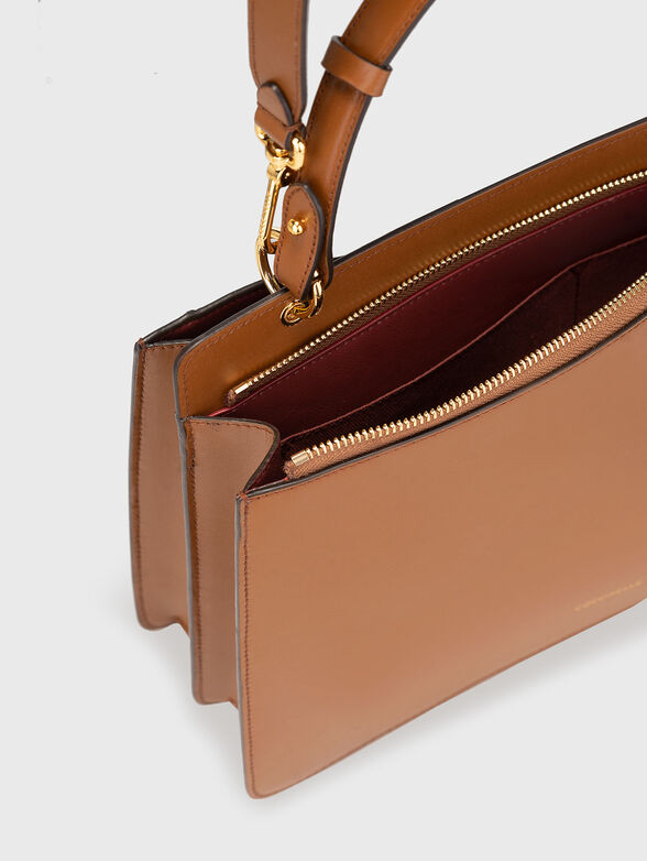 Leather bag with logo - 6