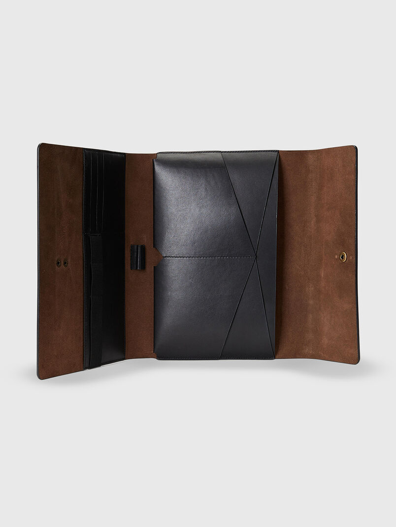 Black leather case - 3