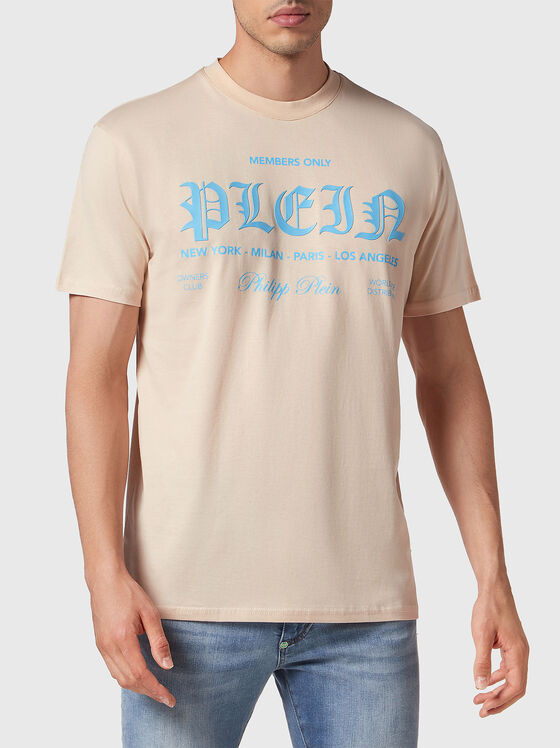 Logo print T-shirt in cotton  - 1