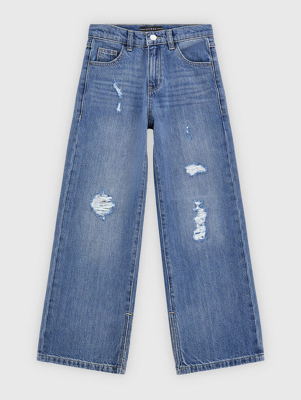 Jeans with accent rips  - 1