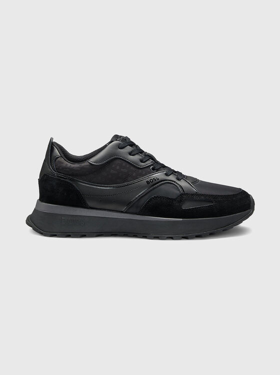 JONAH trainers with textile and leather - 1
