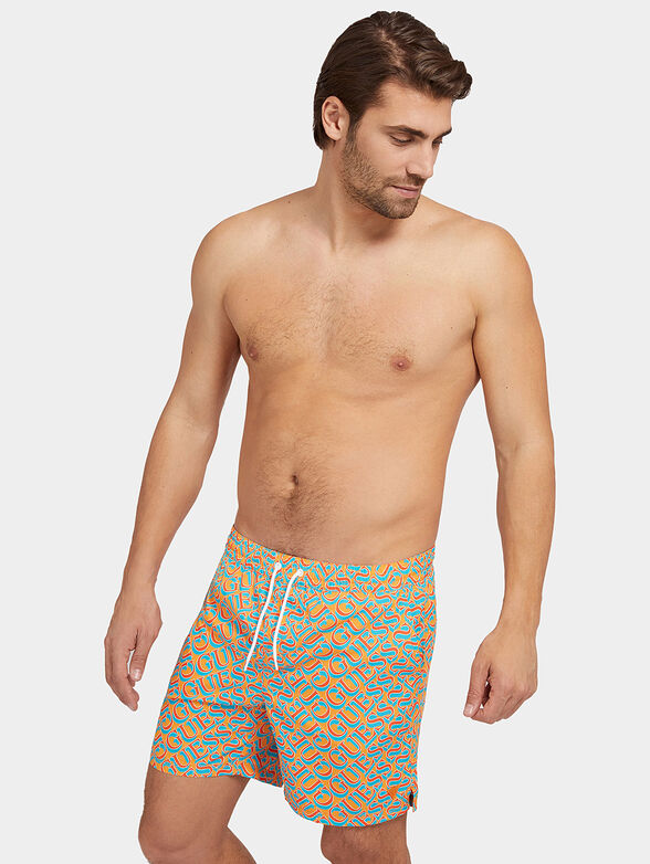 Guess swimming trunks clearance