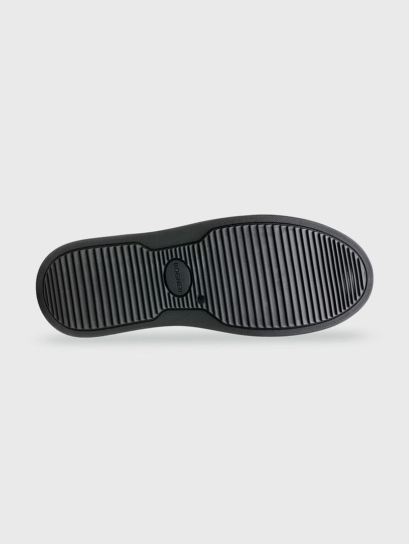 MILAN 25 leather sports shoes with contrasting details - 3