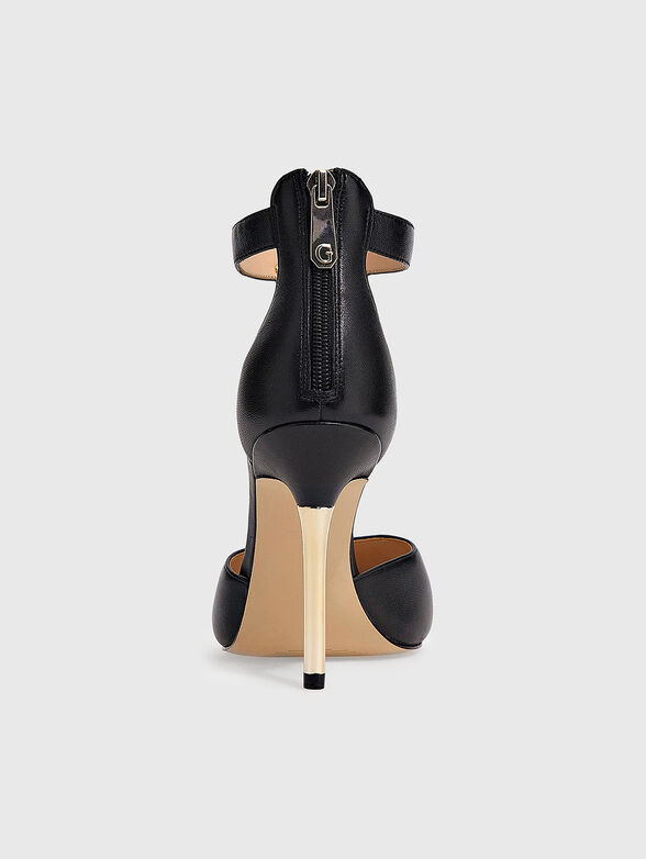 MONITA black heeled sandals - 3