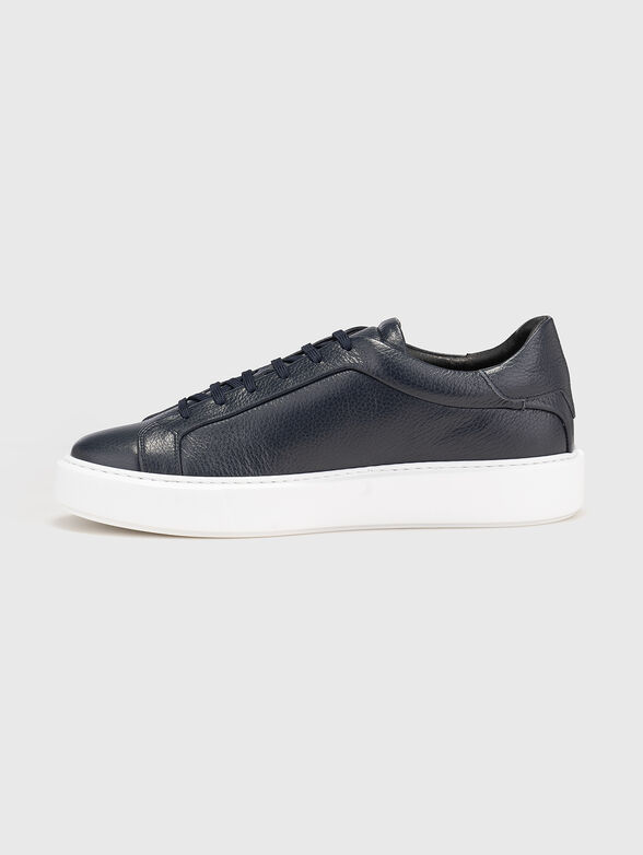 ARTEM black leather sneakers - 4