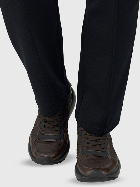 Sports shoes in brown color - 2