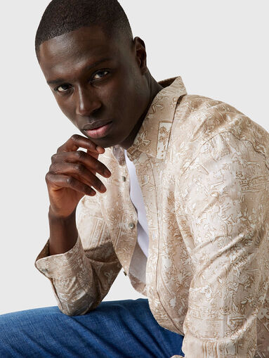 Shirt with accent print - 5