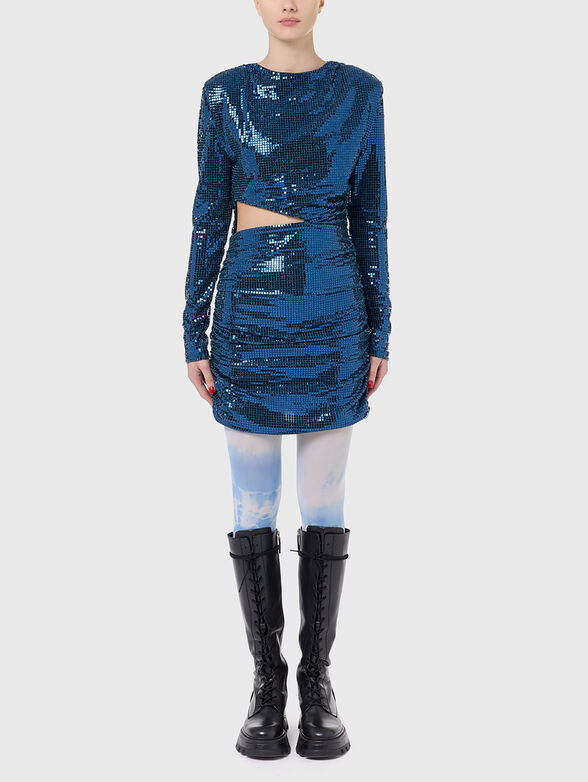 Blue sequin dress brand Ice Play  Globalbrandsstore.com/en