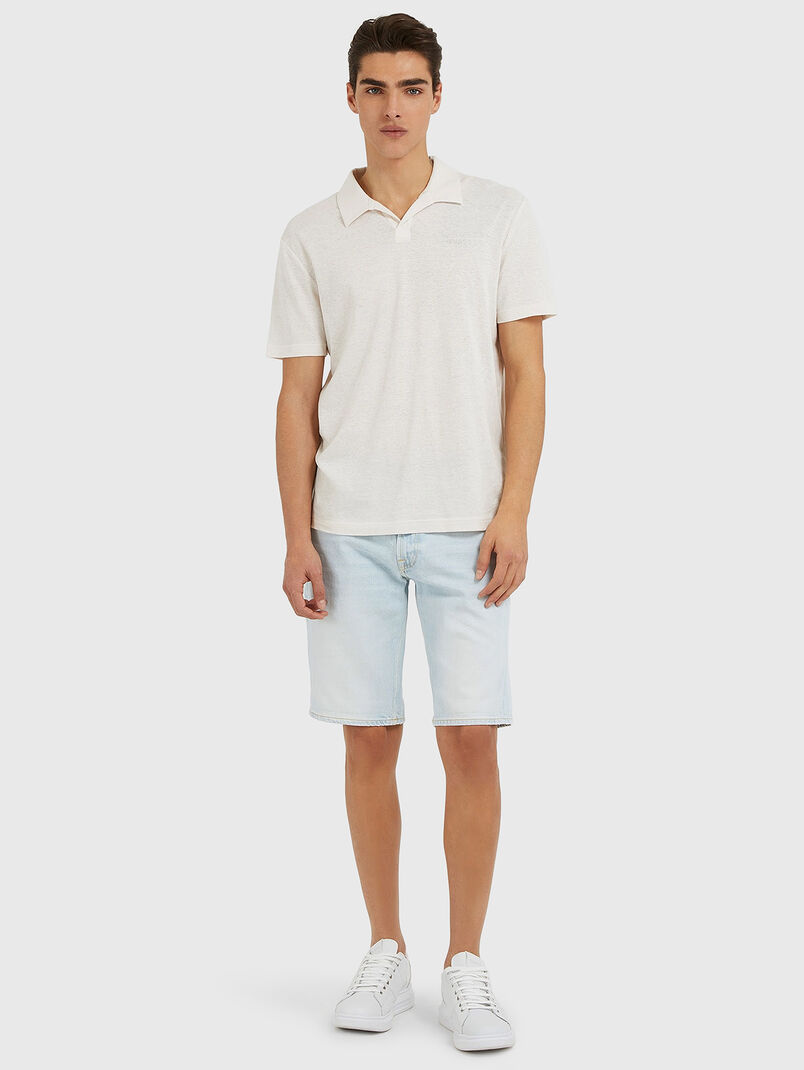 SONNY denim shorts with logo element - 3