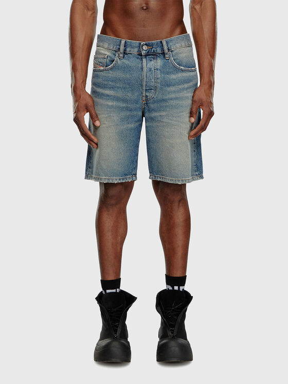 Short denim pants - 1
